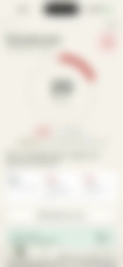 A deliberately blurred first look at a Peel screen.
